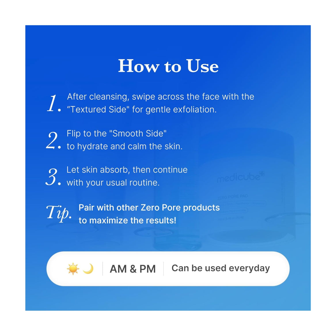 MEDICUBE Zero Pore Pads - 155 g