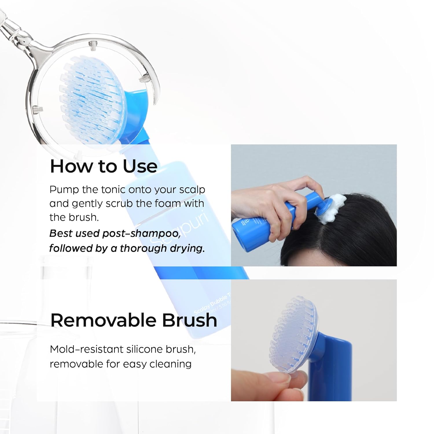 Seapuri Scalpy Bubble Tonic for Dry & Itchy Scalp Treatment - 100ml