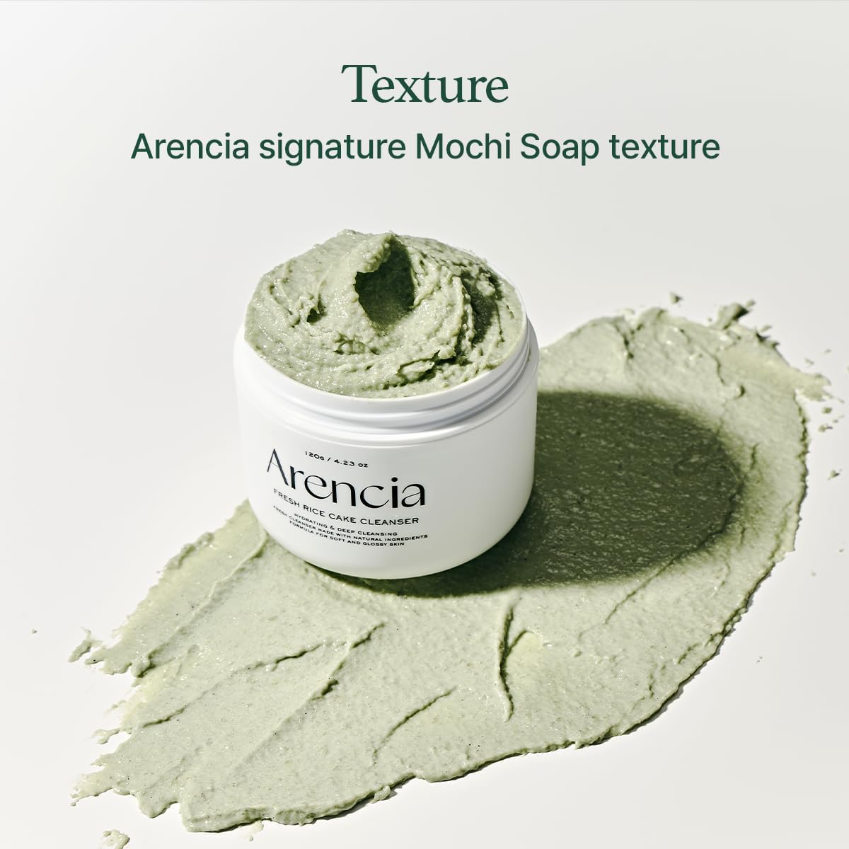 Arencia Korean Rice Mochi Face Cleanser & Daily Scrub
