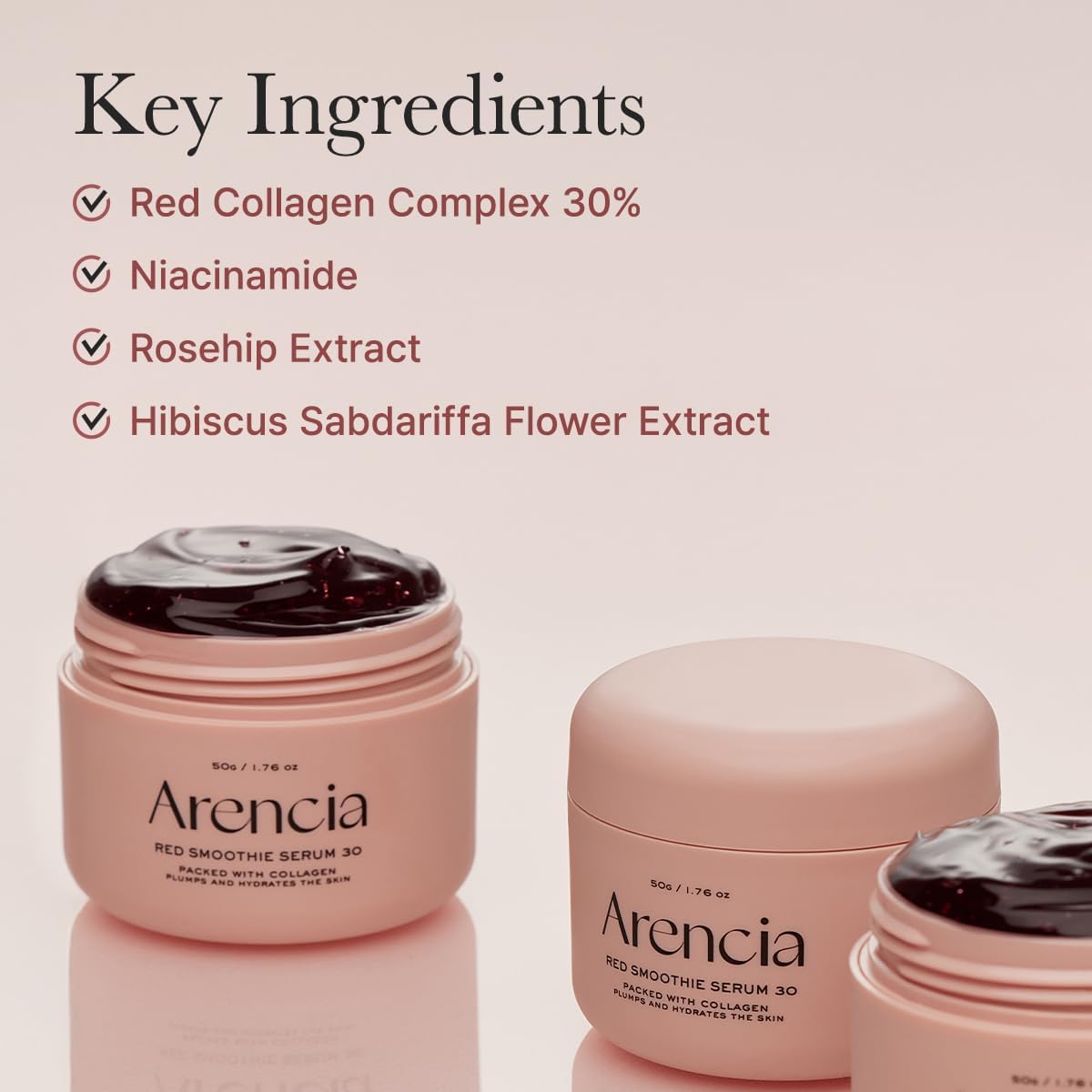Arencia Overnight Red Smoothie Face Mask Serum