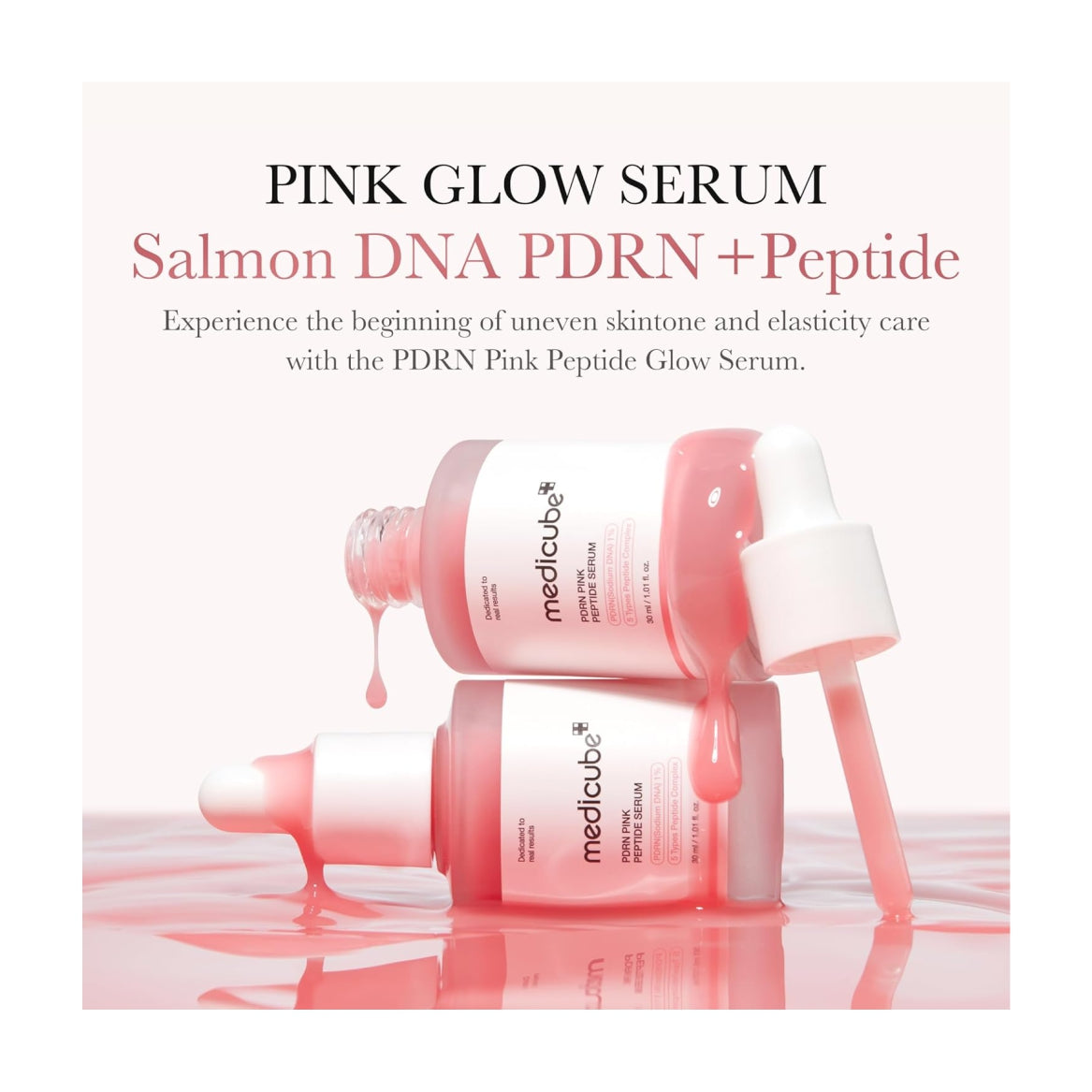 MEDICUBE Salmon DNA PDRN Pink Peptide Serum - 30 ml