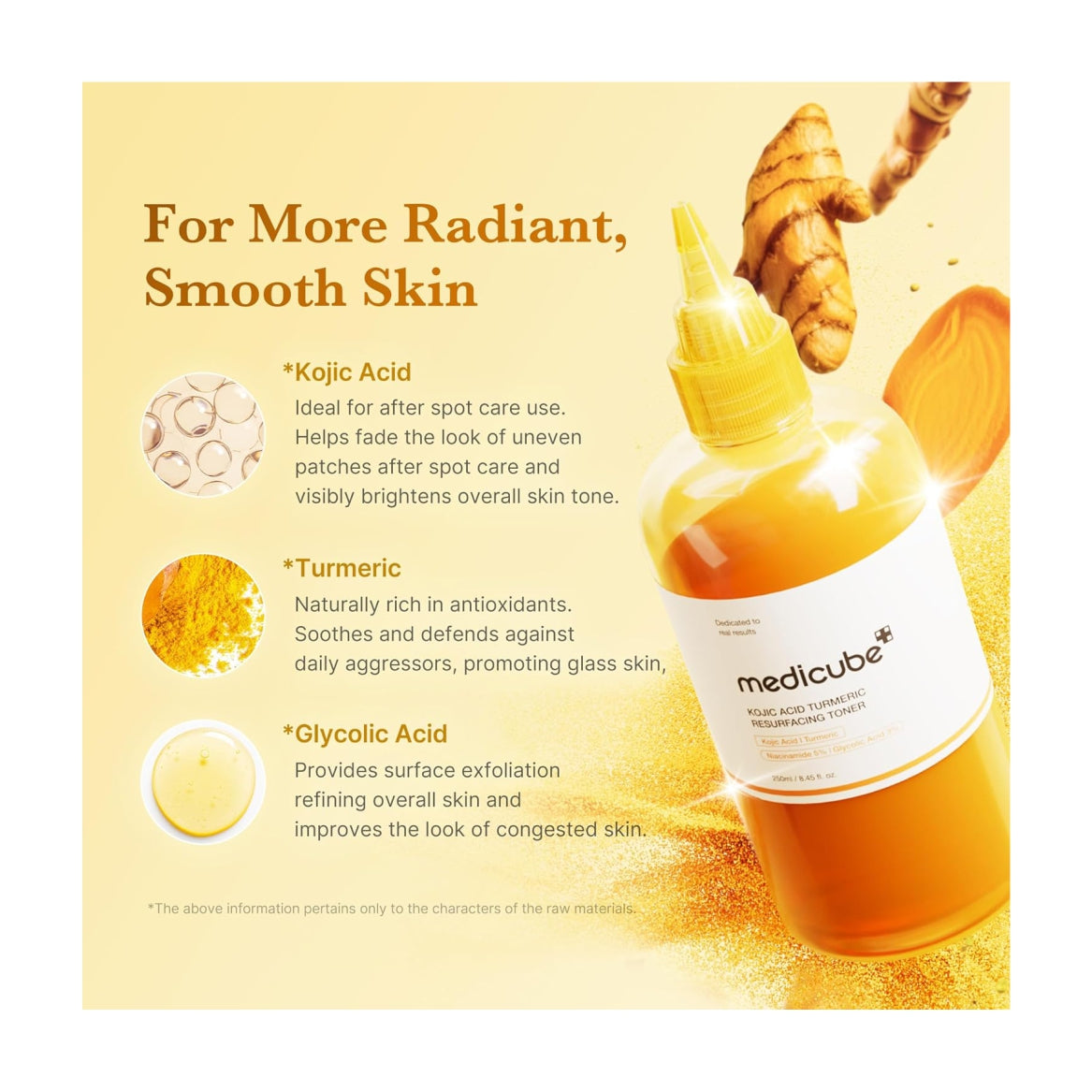 MEDICUBE Kojic Acid Turmeric Smoothing Toner