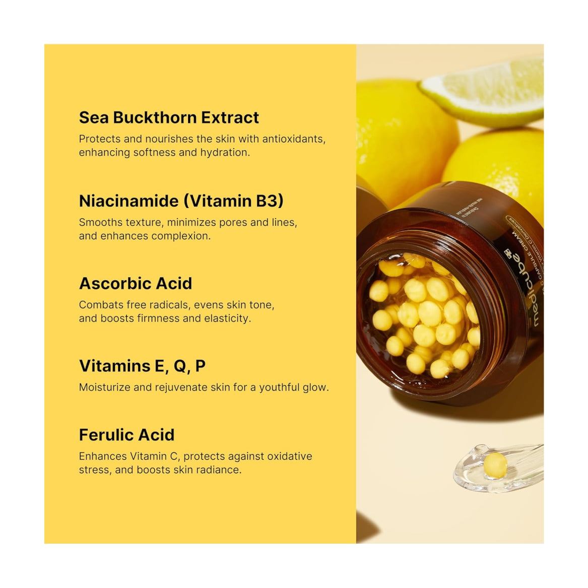 MEDICUBE Deep Vitamin C Golden Capsule Face Moisturizer