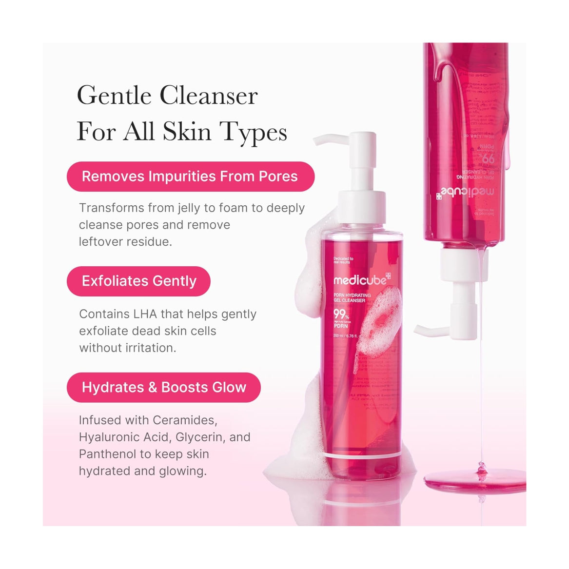 MEDICUBE PDRN Jelly to Foam Cleanser