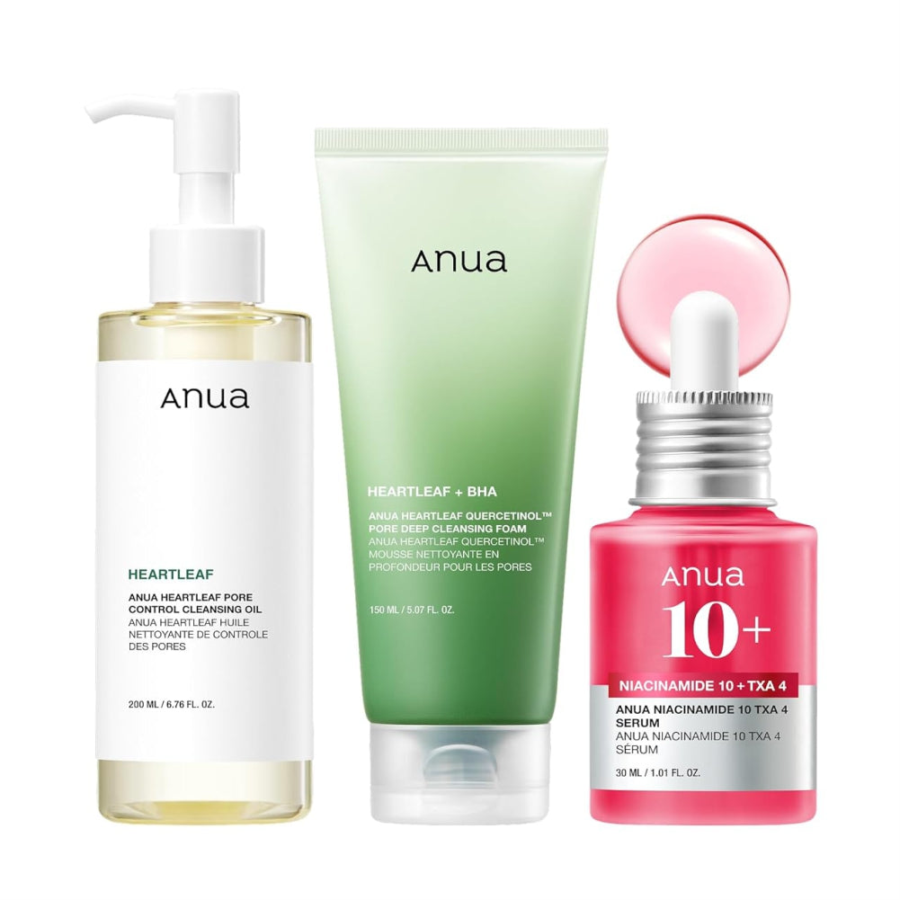 ANUA 3-Step Glass Skin Beginner Set