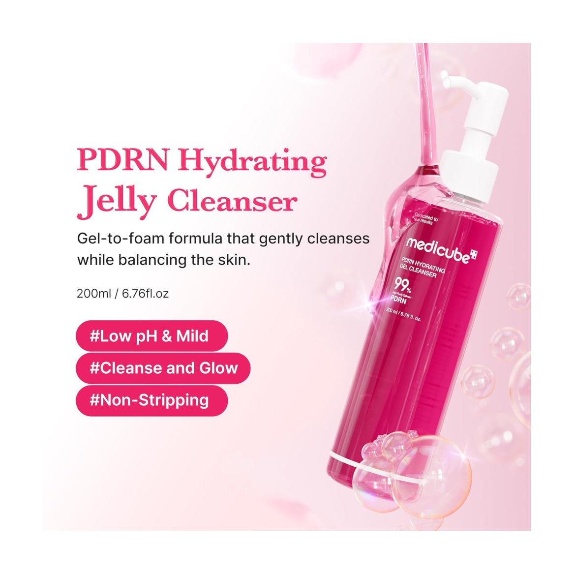 MEDICUBE PDRN Jelly to Foam Cleanser