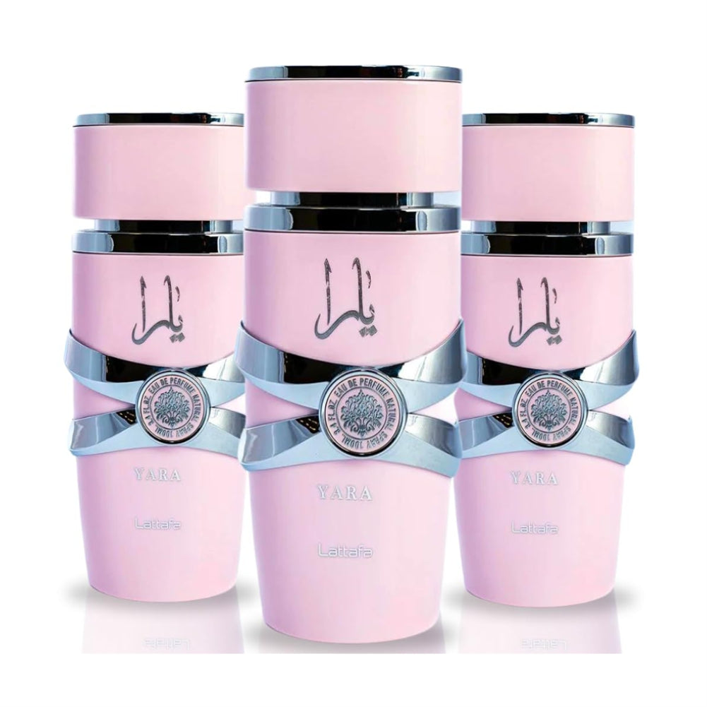LATTAFA Yara for Women EAU de Parfum Spray, 3.4 Ounce (Pack of 3)